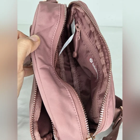 lululemon athletica Red Clay/sheer Oak Copper Hardware Crossbody Camera Bag - Picture 7 of 11